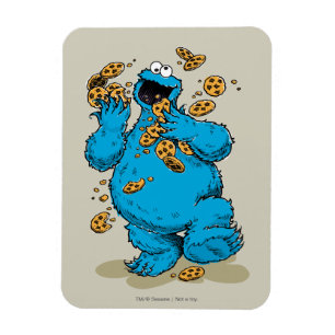 Cookie Monster Crazy Cookies Magnet