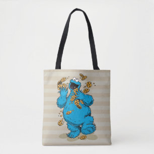 Cookie Monster Crazy Cookies Tote Bag