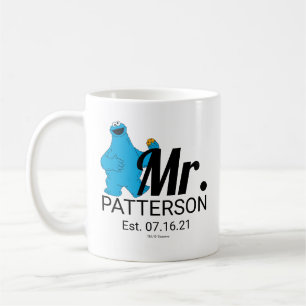Cookie Monster Custom Couple's Mug