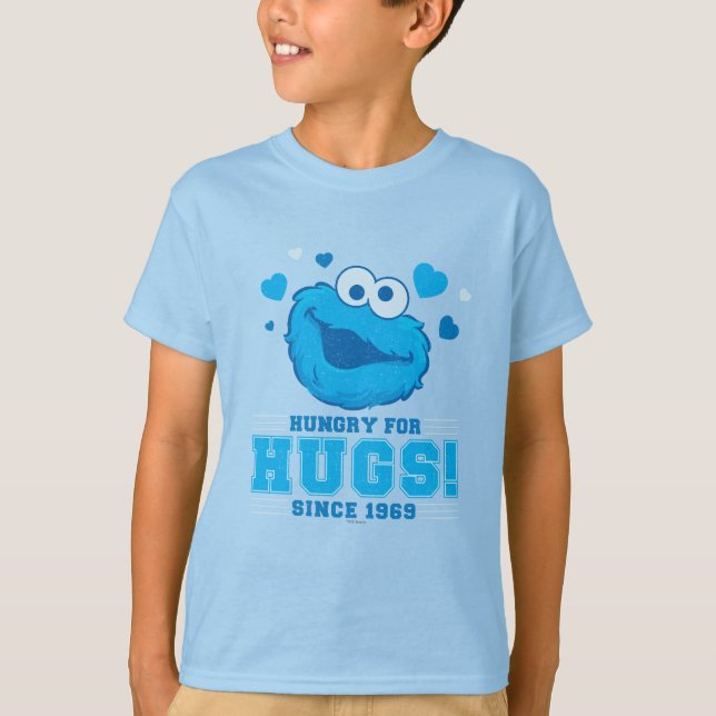 Cookie Monster Distressed T-Shirt (Front)