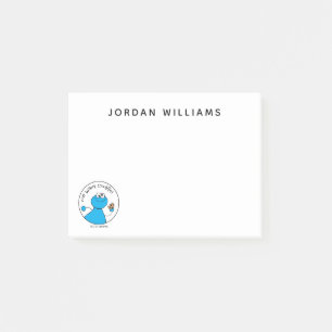 Cookie Monster Doodley Graphic Post-it Notes