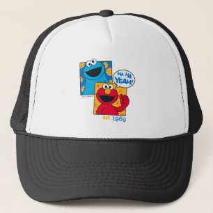 Cookie Monster & Elmo Ha Ha Yeah Trucker Hat