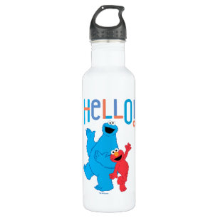 Cookie Monster & Elmo Hello! 710 Ml Water Bottle