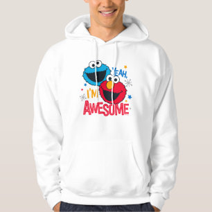 Cookie Monster & Elmo Yeah, I'm Awesome Hoodie