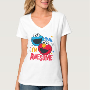 Cookie Monster & Elmo Yeah, I'm Awesome T-Shirt