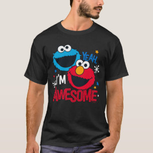 Cookie Monster & Elmo Yeah, I'm Awesome T-Shirt