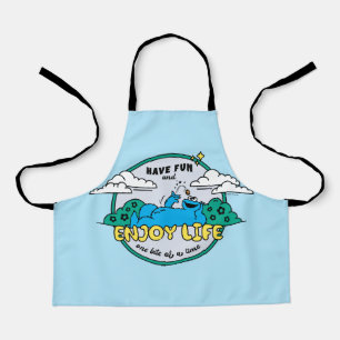 Cookie Monster Enjoy Life One Bite at a Time Apron