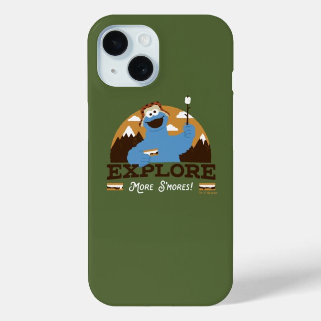 Cookie Monster | Explore More S'mores Case-Mate iPhone Case (Back)