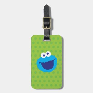 Cookie Monster Face 2 Luggage Tag