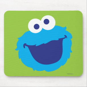 Cookie Monster Face Mouse Mat