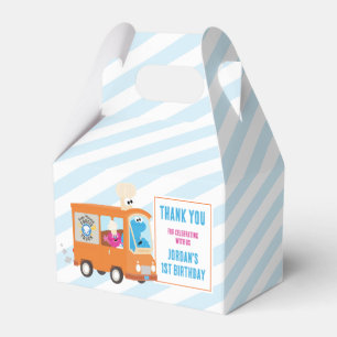 Cookie Monster Food Truck Birthday Favour Box