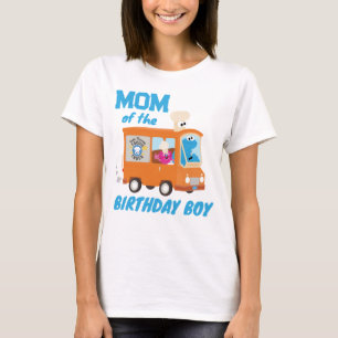 Cookie Monster Food Truck Mum of the Birthday Boy T-Shirt