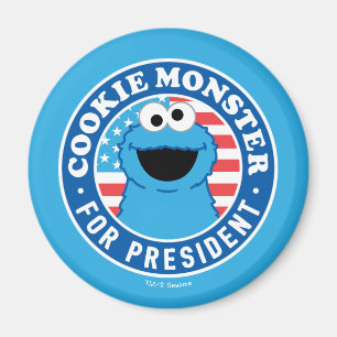 Cookie Monster for President Magnet