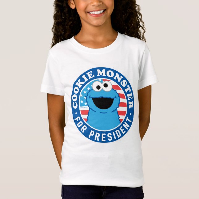Cookie Monster for President T-Shirt (Front)