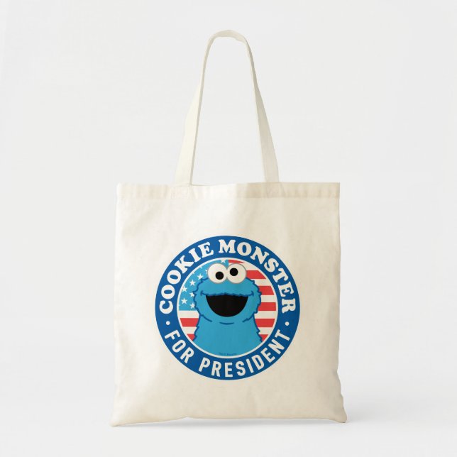 Cookie Monster for President Tote Bag (Front)