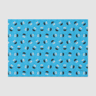 Cookie Monster Fur Face Pattern Tissue Paper