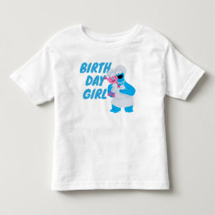 Cookie Monster & Gonger Birthday Girl Toddler T-Shirt