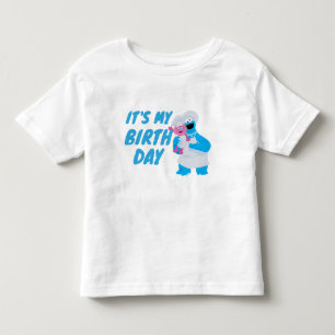 Cookie Monster & Gonger It's My Birthday Toddler T-Shirt