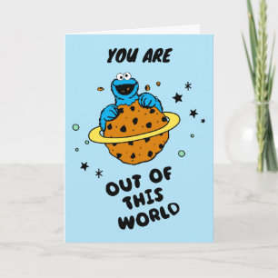 Cookie Monster Happy Birthday Card