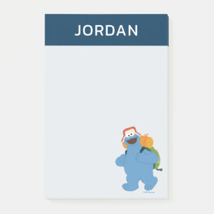 Cookie Monster Hiking Add Your Name Post-it Notes