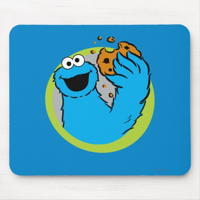 Cookie Monster Image Mouse Mat (Front)