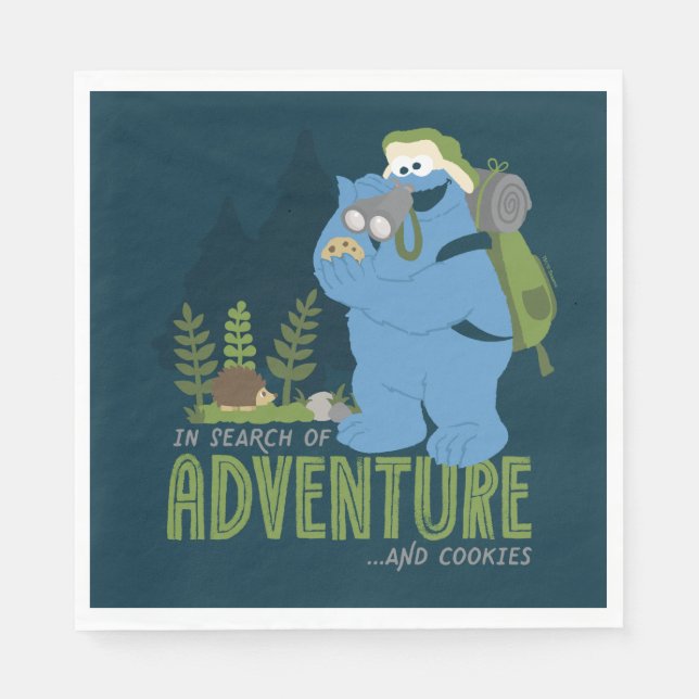 Cookie Monster | In Search of Adventure…And Cookie Napkin (Front)