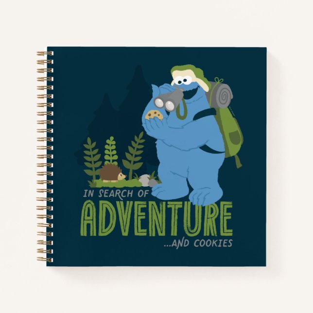 Cookie Monster | In Search of Adventure…And Cookie Notebook (Front)