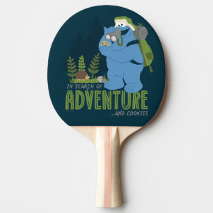 Cookie Monster In Search of Adventure…And Cookie Ping Pong Paddle