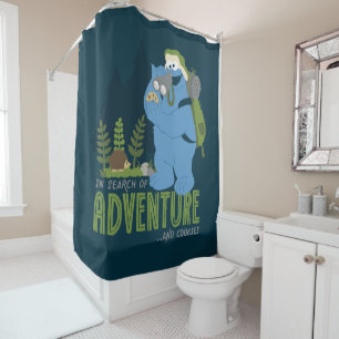Cookie Monster In Search of Adventure…And Cookie Shower Curtain
