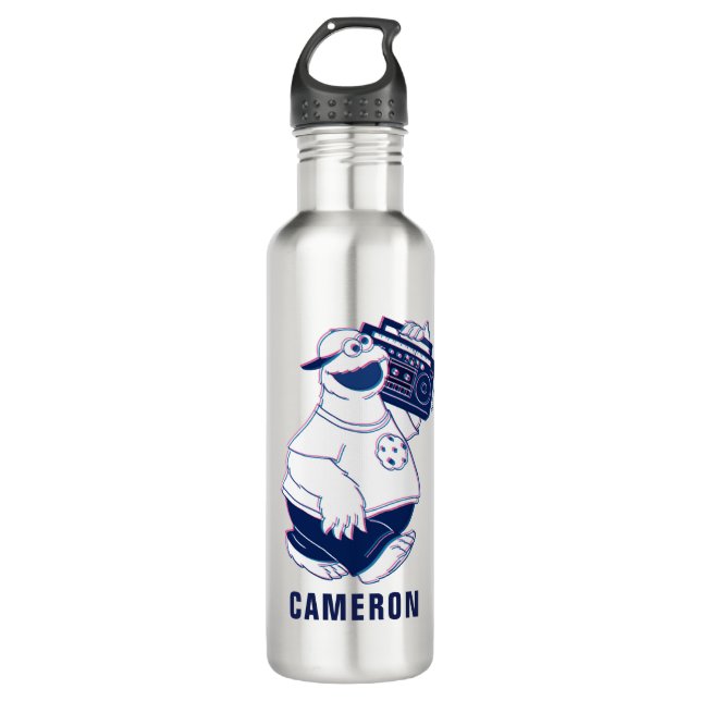Cookie Monster | Jamming with the Boom Box 710 Ml Water Bottle (Front)