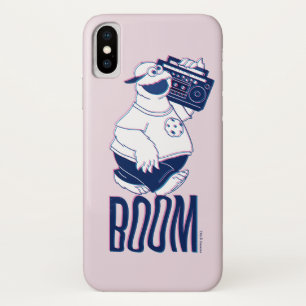 Cookie Monster   Jamming with the Boom Box iPhone X Case