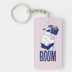 Cookie Monster Jamming with the Boom Box Key Ring