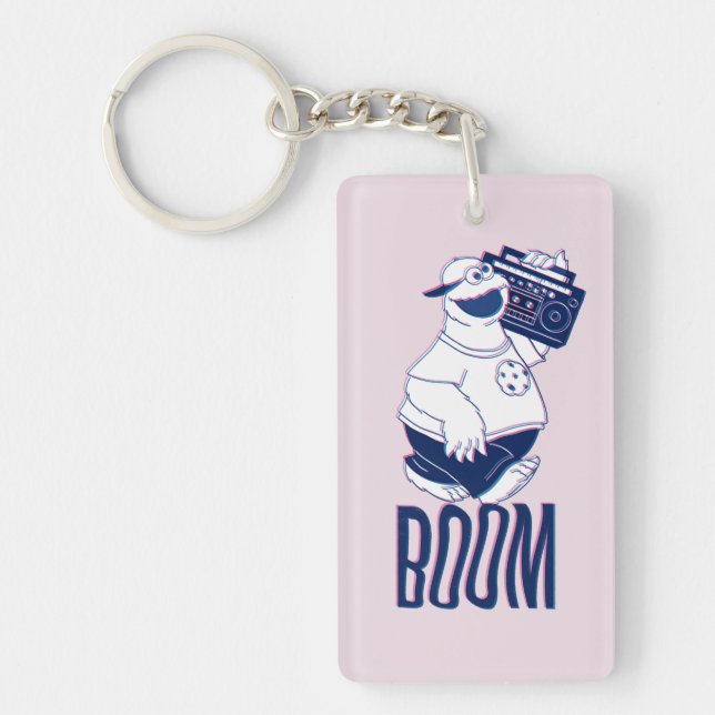 Cookie Monster | Jamming with the Boom Box Key Ring (Front)