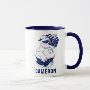 Cookie Monster   Jamming with the Boom Box Mug