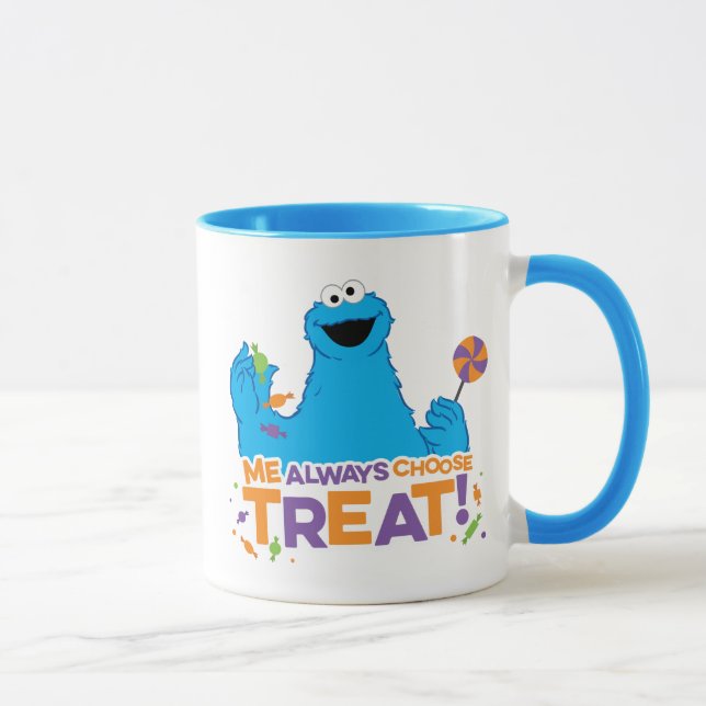 Cookie Monster - Me Always Choose Treat Mug (Right)