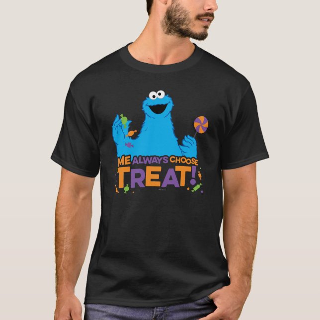Cookie Monster - Me Always Choose Treat T-Shirt (Front)