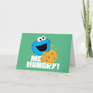 Cookie Monster Me Hungry! Card