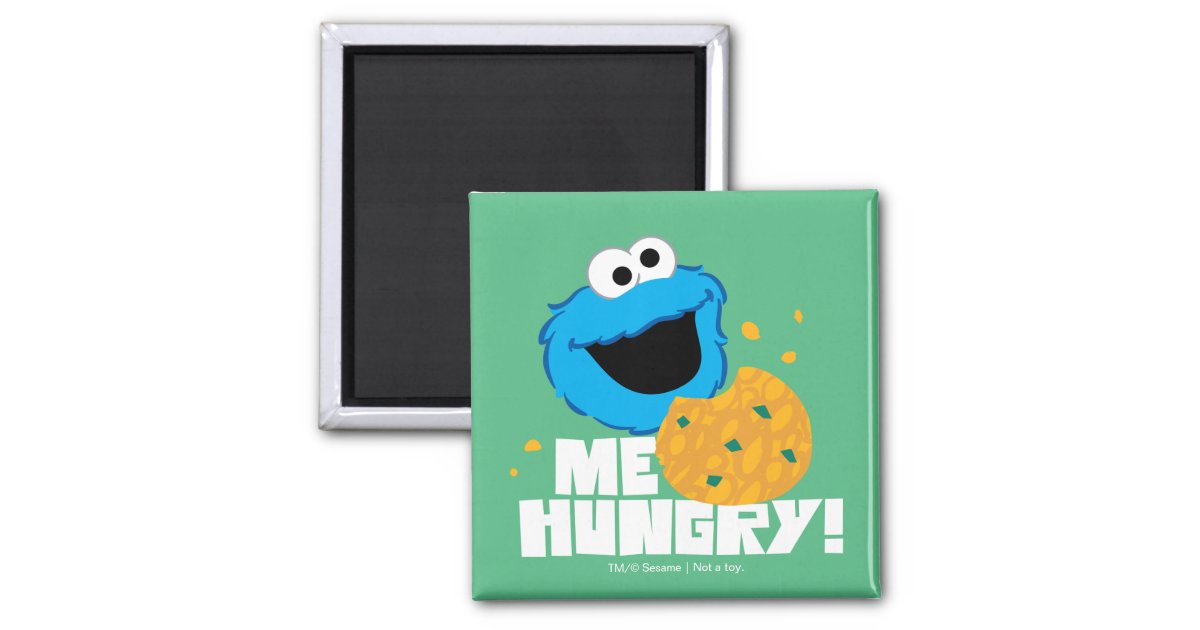 Cookie Monster | Me Hungry! Magnet | Zazzle.co.uk