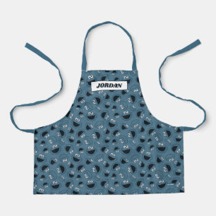 Cookie Monster Me Hungry Pattern Apron