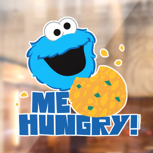 Cookie Monster   Me Hungry! Window Cling