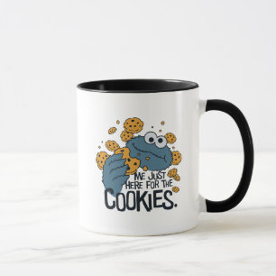 Cookie Monster Me Just Here for the Cookies Mug