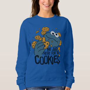 Cookie Monster Me Just Here for the Cookies Sweatshirt