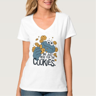 Cookie Monster   Me Just Here for the Cookies T-Shirt