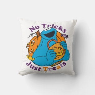 Cookie Monster No Tricks Just Treats Cushion