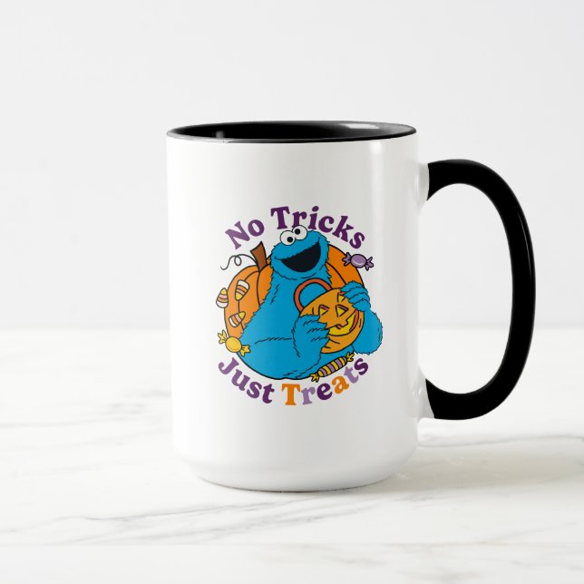 Cookie Monster | No Tricks Just Treats Mug (Right)