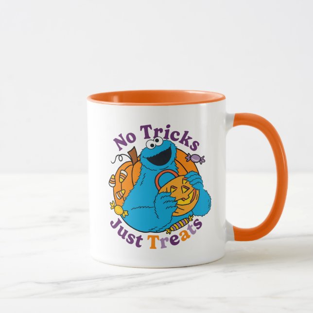 Cookie Monster | No Tricks Just Treats Mug (Right)