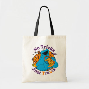 Cookie Monster   No Tricks Just Treats Tote Bag