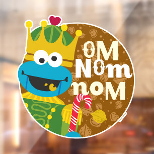 Cookie Monster Nutcracker Window Cling