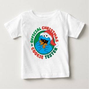 Cookie Monster   Official Christmas Cookie Tester Baby T-Shirt