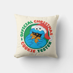 Cookie Monster Official Christmas Cookie Tester Cushion